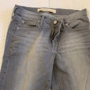 Gap "Best Girlfriend" gray cropped jean